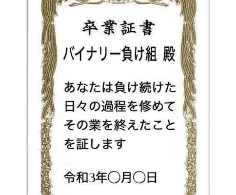 バイナリーオプション負け続けてきたあなたを救います 人間の心理や欲望に裏付けられた盲点！その手法、勝率を体感せよ イメージ1
