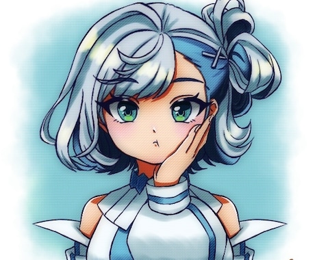 SNSアイコン描きます 商用利用OK！！かわいい女の子描きます！ イメージ2