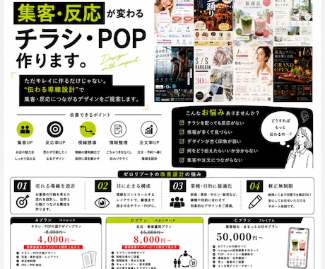 集客・反応につながる導線設計で作成します ただ作るだけではなく、狙った反応を獲得いたします。 イメージ1