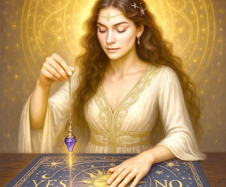 心のもやもや..パッと解決、波動が良くなります ペンデュラムでYES/NO判断⭐︎潜在意識をクリアにします イメージ1