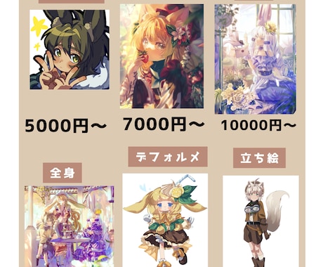 可愛らしい絵柄でイラスト制作全般対応します キャラクターの魅力を引き出すことが得意です！ イメージ2
