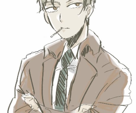 TRPGなどで使える、キャラクター立ち絵を描きます オンラインセッションで自キャラを画面に表示できます。 イメージ2