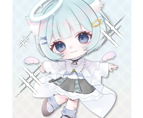 SDキャラ制作ふわかわデフォルメキャラ描きます 可愛いSDキャラを描きます｜SNSアイコン、ショートに◎ イメージ2