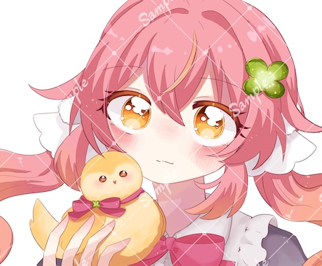 かわいいキラキライラストを制作いたします あなた様専用の可愛くてキラキラな1枚を制作します♡ イメージ1