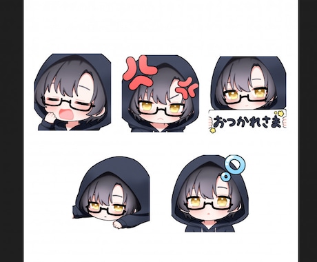 スタンプ・バッジ描きます 可愛い雰囲気のイラストが得意です！ イメージ2