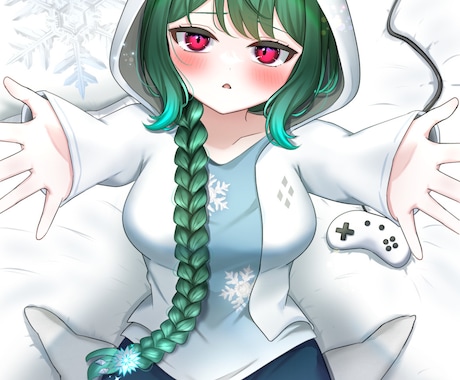 商用可能〇可愛い女の子を描きます 1枚絵、SNSアイコン、ヘッダーなど イメージ2