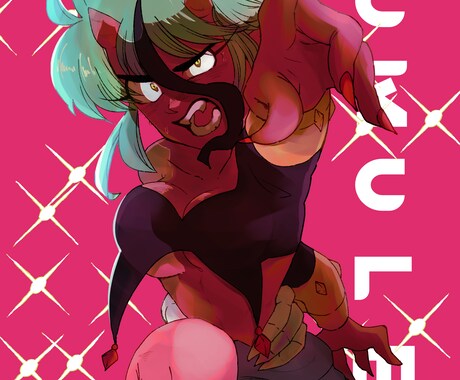 90年代のレトロチックでパワフルな絵をお届けます アイコン・歌ってみたサムネ・立ち絵作成など イメージ2