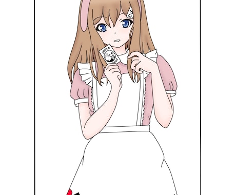 女の子のイラスト作成いたします イメージ1