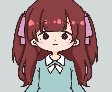 似顔絵・アイコンを描きます しっかりめの線と色塗りで、ゆるっとかわいいアイコン制作 イメージ1