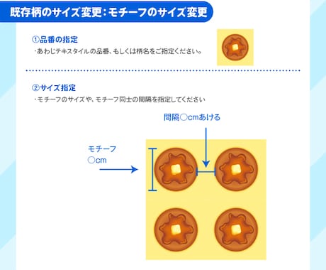あわじテキスタイルのデザイン調整します デザインデータ(jpg／解像度200／RGB)作ります イメージ2