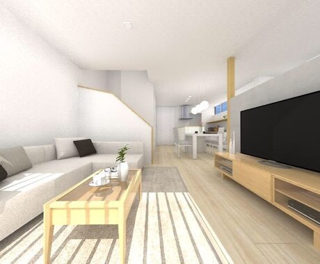 戸建て住宅簡易建築パース作成します イメージしづらい部分をイメージしやすくしましょう イメージ2