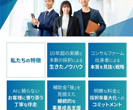 持続化補助金計画書！作成から申請までサポートします 採択の鍵は事業計画書。貴社の強みを最大限に引き出します。 イメージ2
