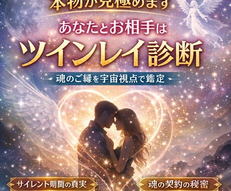 本物のツインレイ？｜魂の縁を宇宙視点で鑑定します 輪廻の最終章｜魂が選んだ相手はツインレイ？宇宙メッセージ イメージ1