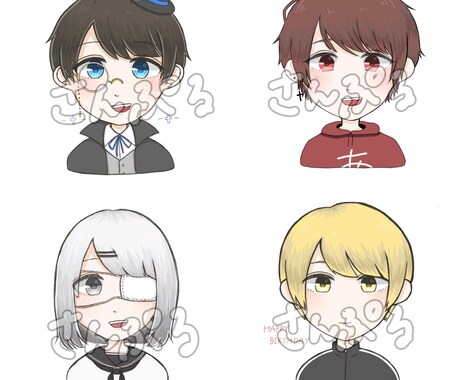 SNS用アイコン描きます 初出品ですのでお試しバージョン イメージ2