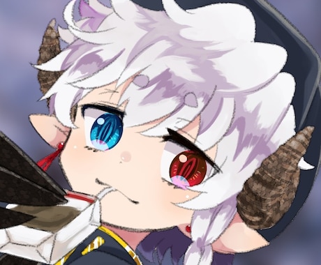 ミニキャラ～アイコン■使いやすいイラスト描きます ゆるキャラ～かわいい、綺麗目の絵柄であなたのキャラを描きます イメージ1