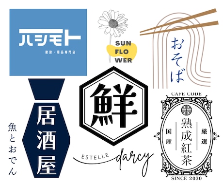 最短即日！オリジナルロゴを作成します これから開業などでオリジナルロゴが必要な方へ イメージ1
