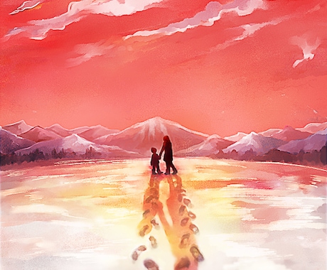 演劇作品など物語に合ったイラストを描きます ビジュアルをイラストで表現することで、作品の世界観を伝えよう イメージ2