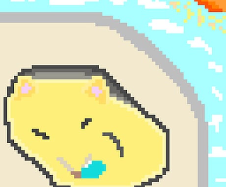 ドット絵や短いGIF画像の制作を承ります ドットの一枚絵を格安でご依頼可能！！！ イメージ1