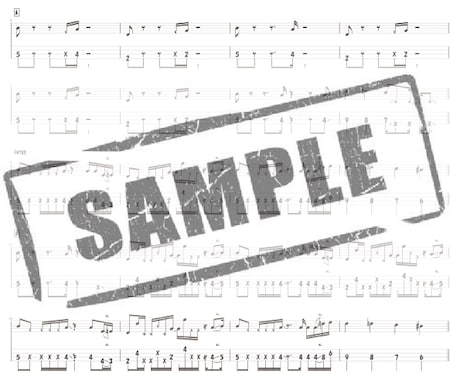 見やすく実用的なベースTab譜をプロが作成します 初回DEMO音源無料サービス！正確迅速丁寧がモットーです！ イメージ2