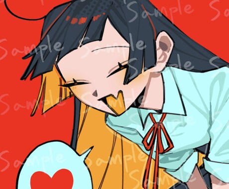 大事な創作さんをパキッとした絵柄で描きあげます イメージ1