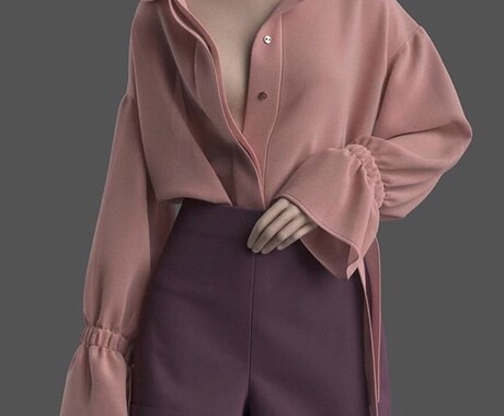 衣服の3Dサンプルを製作ます 実際の衣服に近いバーチャルサンプルを作成します！ イメージ2