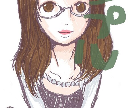 鉛筆で描いたようなアイコンイラスト描きます 鉛筆で描いたような優しい印象のアイコンをお作りします イメージ2