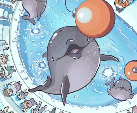 人物・動物+背景の１枚イラストを作成いたします お客様らしさを作品に取り入れ、あなただけの1枚にします イメージ1