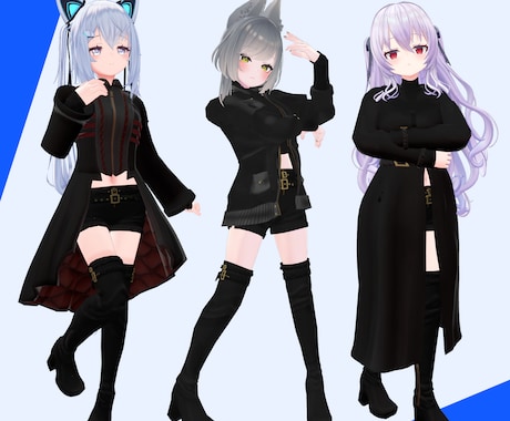 VRchat向けフルスクラッチ衣装製作します あなたのオリジナル衣装をblenderで作成します！ イメージ2