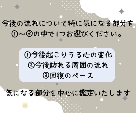 失恋・別れ／今後の流れタロットカードで占います これから訪れる変化をカードから読み解きお届けします イメージ2