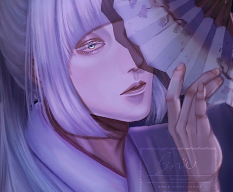 厚塗りで耽美、幻想的なイラストを作成します MV、サムネイル、表紙イラストなど イメージ1