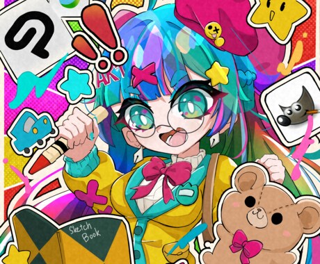 今だけお得！キュートでかわいいイラストお描きします 〜商用利用可！ご質問承ります〜 イメージ1