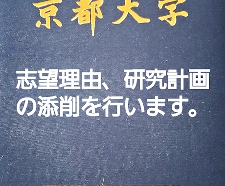 研究計画書作成のサポートをします 大学院研究計画書の対策支援を致します。 イメージ1