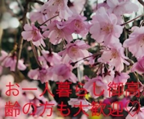 コロナ禍でも、いつでも電話で繋がれます お一人暮らしやご高齢の方も大歓迎！気兼ねなく電話して下さい。 イメージ1