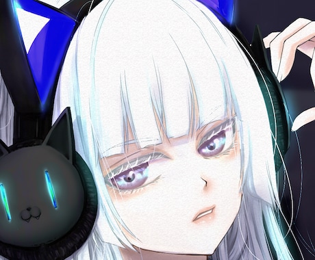 アイコン描きます オリジナルイラストで肩から上顔アップ用 イメージ2