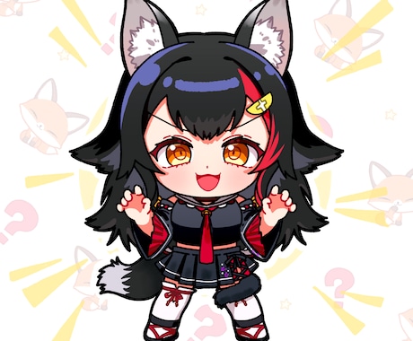 色彩が美しいSDミニキャライラスト制作します グッズ制作・VTuber・企業案件もお気軽にご相談ください！ イメージ2