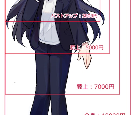 立ち絵やスチル絵描きます ヒアリングしつつ、進めていくので安心してください！ イメージ2