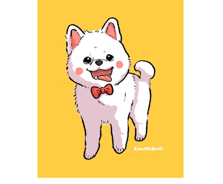 大切なペットの似顔絵描きます ペットちゃん達のデフォルメキャラ似顔絵いかがですか？ イメージ1