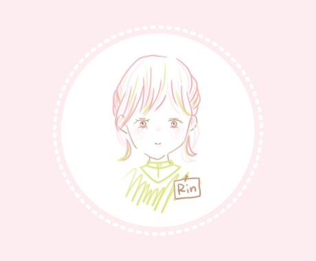 ゆるふわなオリジナルアイコン3色で描きます イメージ写真ok、パステルやビビットなどイメージ指定でも可 イメージ2