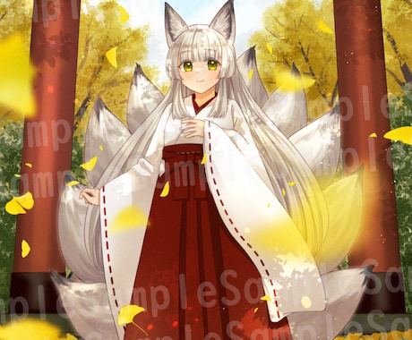 アイコン・ヘッダー・サムネイル等一枚絵お描きします カラー/モノクロ/小物/背景等、幅広く対応します！ イメージ2