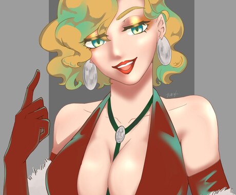 TRPGの立ち絵イラスト描きます 西洋風のキャラデザや人外キャラ、巻き髪などお任せください！ イメージ2