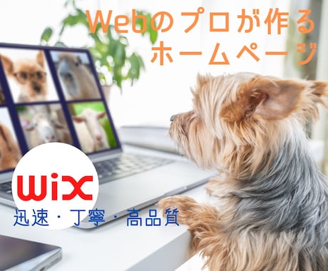 WiXでのWebサイトの制作、承ります WebのプロがデザインやUI等も考慮し、安価で早く制作します イメージ1