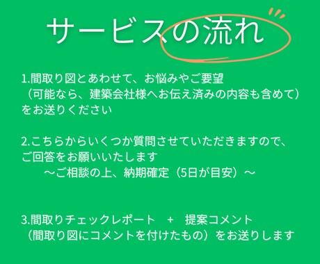 一級建築士が間取りの不安をプロの視点で診断します 住まいのセカンドオピニオン！省エネアドバイスもいたします イメージ2