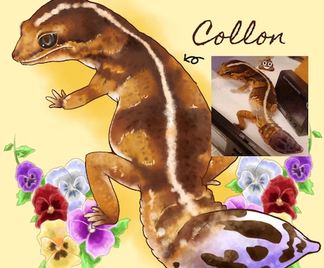 リアル調全身でペット/動物をイラストにします イラスト完成までのメイキング動画もプレゼント！ イメージ2