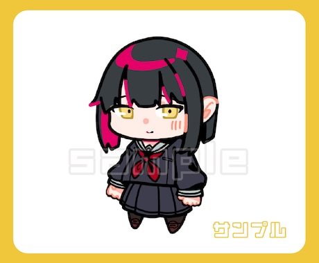 チビキャラ描きます 【シールなどの、アイテム向きかも】 イメージ2