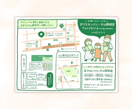 自己紹介・お仕事内容を親しみやすく描きます 手描きで差別化！親しみやすさアップ！パッと伝わる営業ツール イメージ2