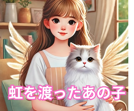 ペットロス孤独、自分責め、不眠、鬱、悪夢共有します 虹の橋を渡ったあの子　会えなくてもずっと一緒、また会う日まで イメージ1