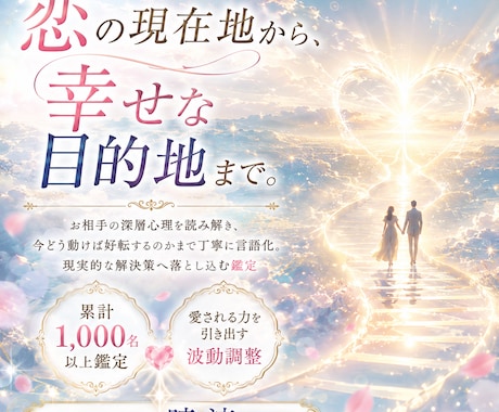 お相手鑑定✦モヤモヤに晴れ間をもたらします 占術と陽だまりヒーリングで奇跡を起こすお手伝いをいたします イメージ1
