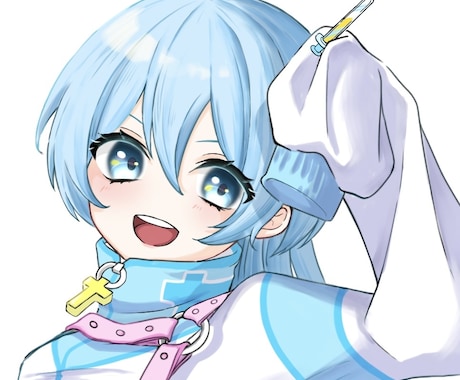 SNSで映えるかわいいアイコンイラストを作成します SNSで使いやすい構図と表情にこだわって作成致します！ イメージ1