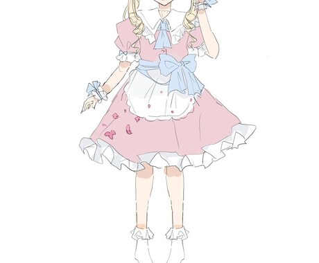 かわいい女の子を描きます アイコンなどに使えるイラストを描きます！ イメージ2