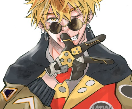 さまざまな用途のカッコイイイラスト作成します アイコンやイラストなど、カッコいいイラストをお届けします イメージ2